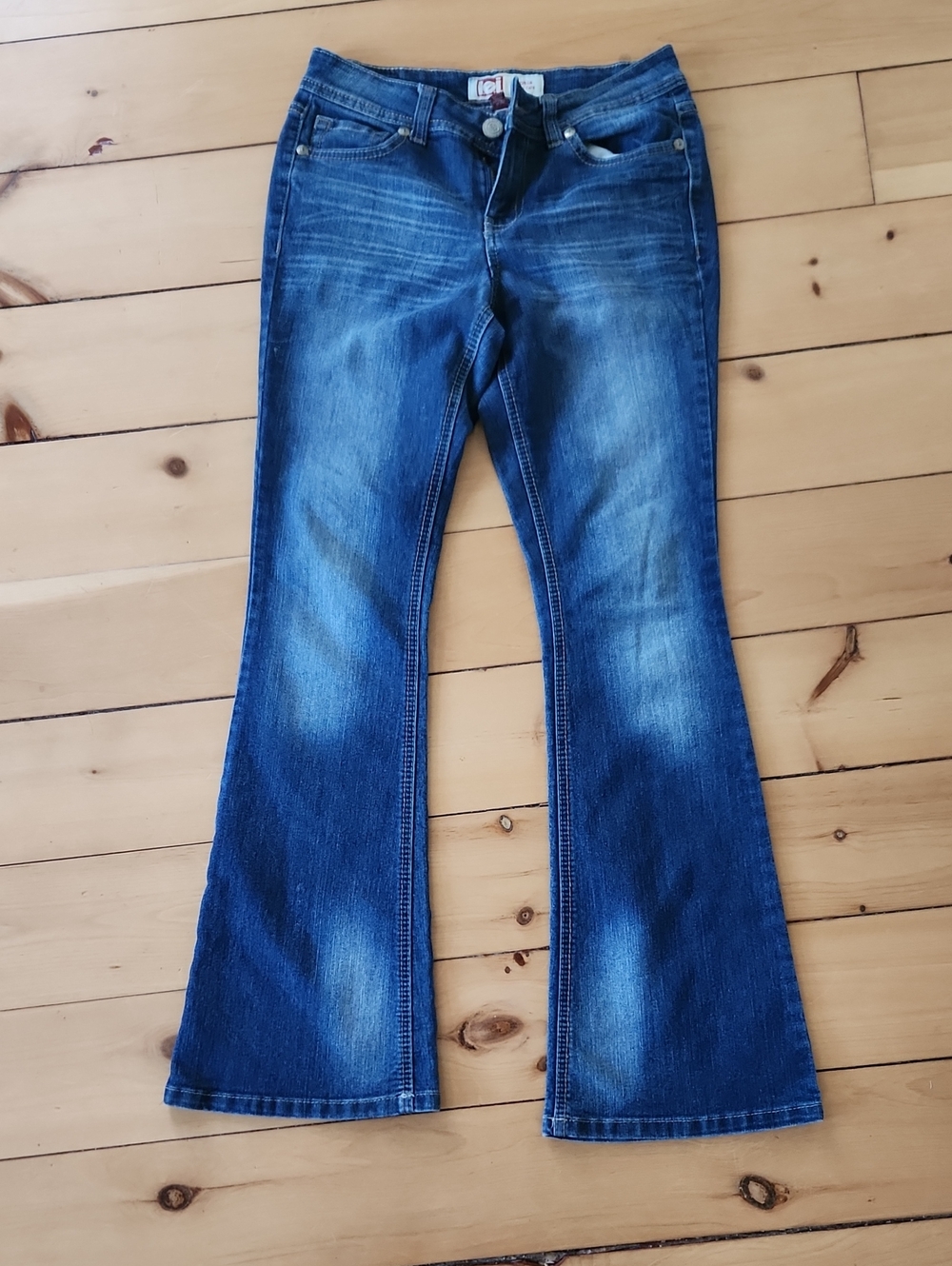 lei Washed Blue Flare Denim Jeans